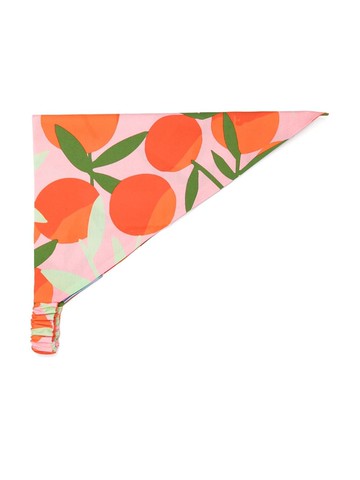 Mi Mi Sol - oranges-print cotton bandana - kids - Cotton - One Size