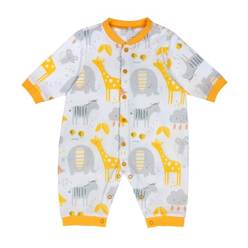 滿底印花妙妙裝-咖