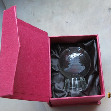 內雕球創意禮品送朋友水晶球家居擺件生日禮物十二生肖猴