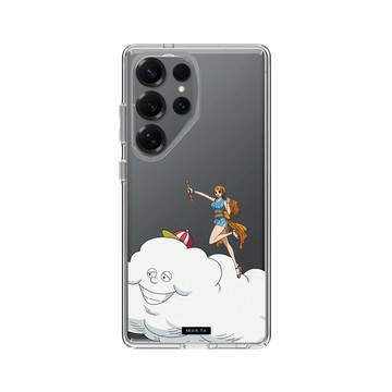 Galaxy S25 Ultra Clear 透明 - 航海王 One Piece - 角色系列-雷雲宙斯與娜美