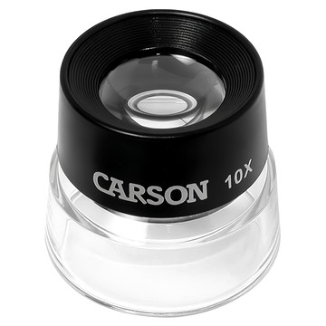 CARSON 卡薾紳 Lumi 杯式專業放大鏡 附測量板 10X  1個