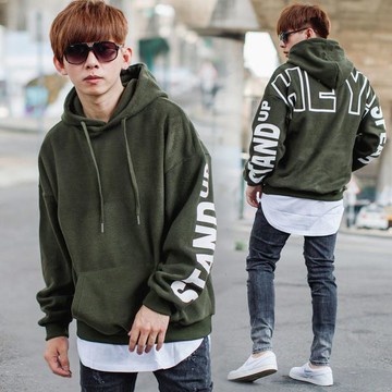 【NB1119J】韓國製HEY!厚實感毛茸茸 連帽TEE(LE-M306)