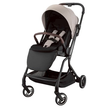 Combi 康貝 Citta 秒收輕量雙向手推車  麻布奶茶