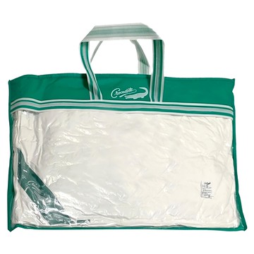 Crocodile 鱷魚 100%純棉立體羽毛枕  1個  74 x 48cm  白色