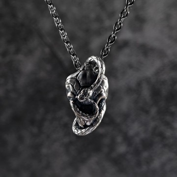 【JK銀飾】上古源流．四神-玄武 ／925純銀【項鍊、man】