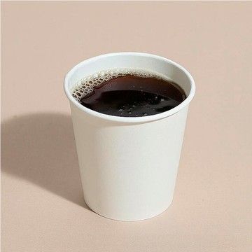 [COSCO代購6] D158867 空白冷熱共用紙杯 355毫升 X 1000入 + 熱杯蓋 (黑) 355毫升 X 1000入