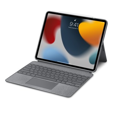 Logitech Combo Touch 鍵盤保護殼具備觸控式軌跡板，適用於 iPad Pro 12.9 吋 (第 6 代)
