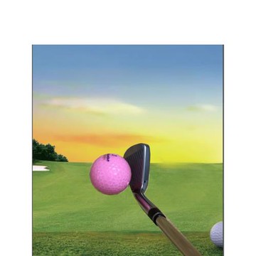 小頭PSP高爾夫球桿7號鐵男練習甜蜜點提升動作揮桿練習場中救球桿