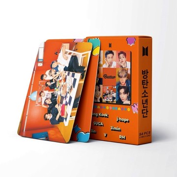 ⭐韓國代購⭐54張BTS防彈少年團Butter專輯Peach Ver小卡LOMO小卡明信片