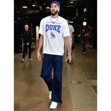 塔圖姆短袖300g美式重磅硬挺籃球duke百搭潮男純棉小領口新款上衣