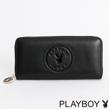 PLAYBOY - L拉長夾 Minimalist系列 - 黑色