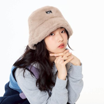 5th STREET｜中性｜保暖毛絨帽 ｜褐色