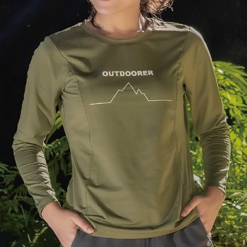 🌟100%環保再生🌱UPF50+涼感循環極風衣＿長袖【簡約山稜線】