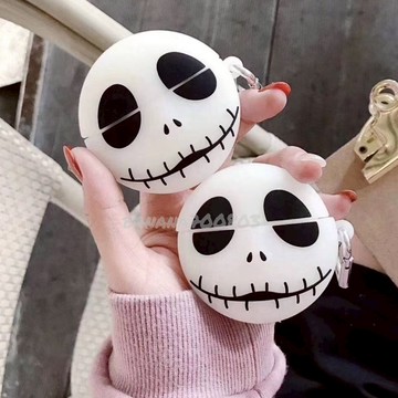 🍌24H快速出貨 夜光骷顱頭 保護套 適用於 Airpords pro 耳機套   Airpods 保護套 矽膠耳機