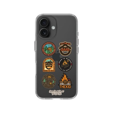 iPhone 16 Clear 透明 - KID - 露營布章