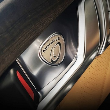 EXOS 車門內把手飾板 左+右 2件組  起亞 Mohave  卡其色系