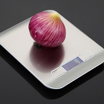 金屬色拉絲家用廚房料理秤