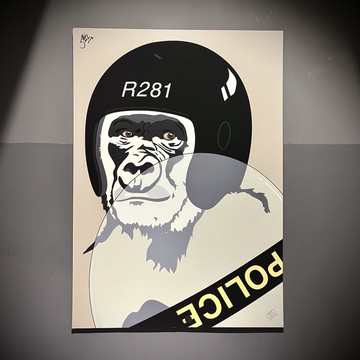 Stutz 普普風原創畫作 - A1 鋁板畫 (含背/掛框)