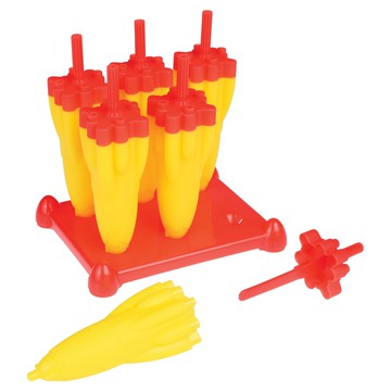 Rex LONDON 冰架 + 冰棒模 6個  1組  火箭