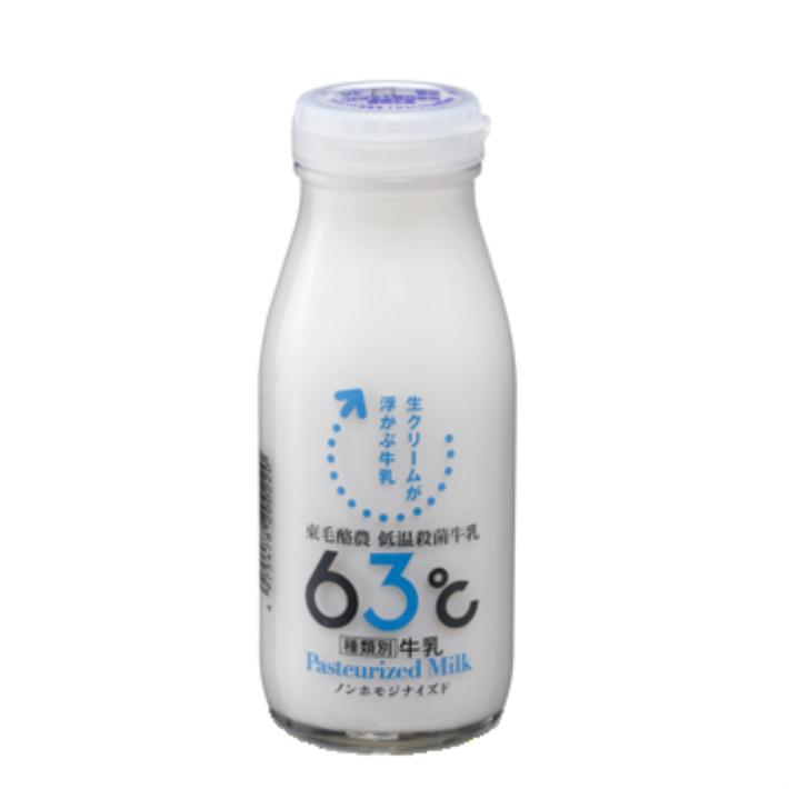 東毛酪農 低温殺菌牛乳 63℃ 200ml