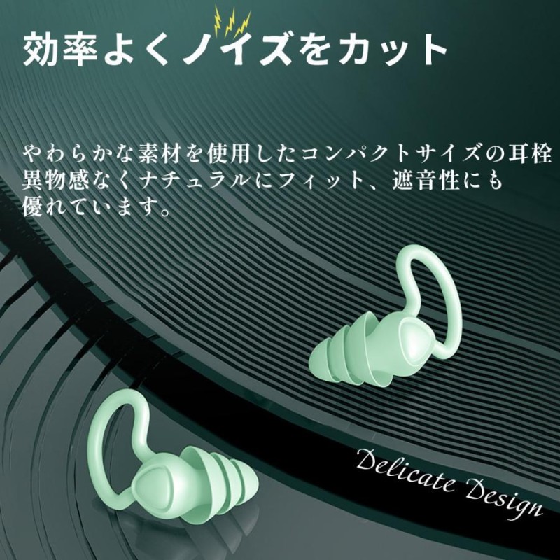 耳栓 高性能 睡眠 睡眠用 防音 最強 耳栓して寝る 遮音 いびき 勉強 効果 睡眠用 痛くない 子供 シリコン ソフト 騒音 耳せん 静か  LINEショッピング