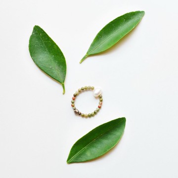 MhunaeTwelve -Freshwater Pearl Ring 淡水珍珠戒指 - 象徵智慧