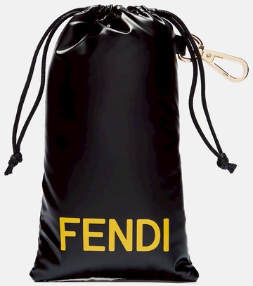 Fendi Fendi First Crystal rectangular sunglasses