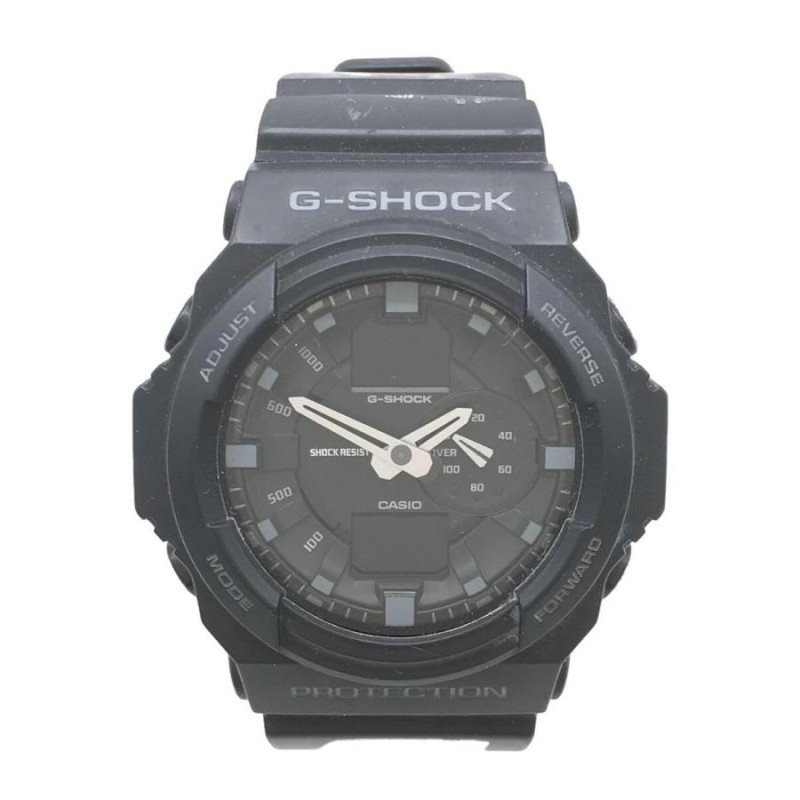 CASIO◇クォーツ腕時計・G-SHOCK/デジアナ/BLK | LINEショッピング