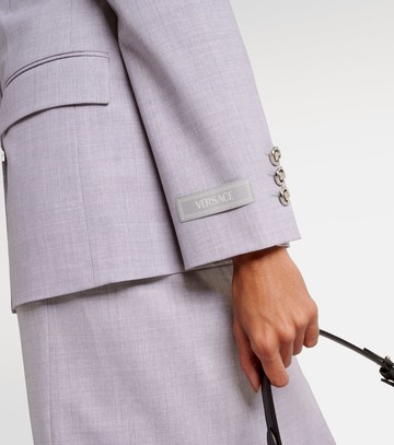 Versace Mélange wool-blend blazer