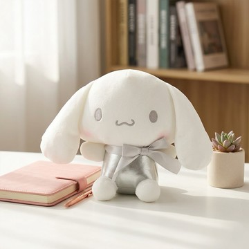 情人節快樂❤️【Sanrio三麗鷗家族】銀色系列超大大耳狗娃娃 正版韓國限定款 Cinnamoroll 喜拿 玉桂狗 肉桂狗 客廳擺件 床邊布偶絨毛娃娃公仔 陪床夥伴 520女朋友禮物 朋友交換禮物