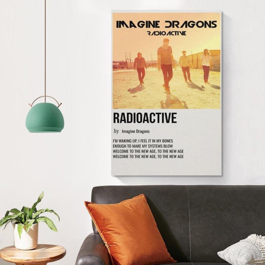 Imagine Dragons Radioactive Canvas Poster Wall Decorative Art Painting Li