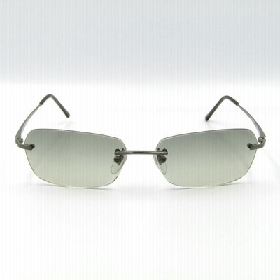 BVLGARI ブルガリ サングラス メガネ 6014 リムレス ケース付き BVLGARI ブルガリ サングラス 度なし 619 リムレス ケース付き