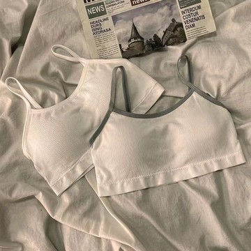【臺灣出貨 免運】內衣女學生少女發育期高中生無鋼圈可拆卸韓版抹胸防走光背心吊帶