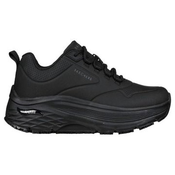 Skechers Max Cushioning Arch Fit SR [108112BLK] 女 工作鞋 抗油防滑 黑