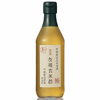 内堀醸造 美濃 有機玄米酢 360ml