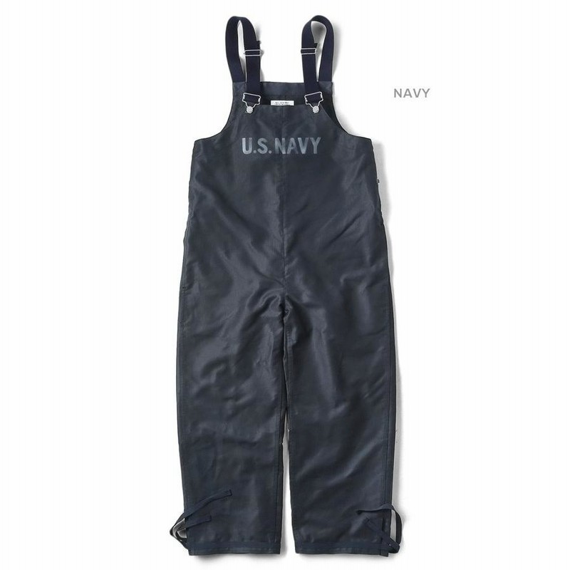 HOUSTON ヒューストン オーバーオール US.NAVY : CHIKI CHIKI