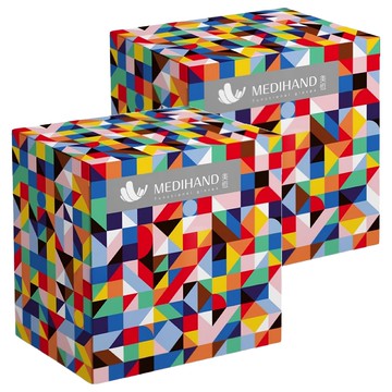 MEDIHAND 美恆 PVC透明手套  50個  2盒