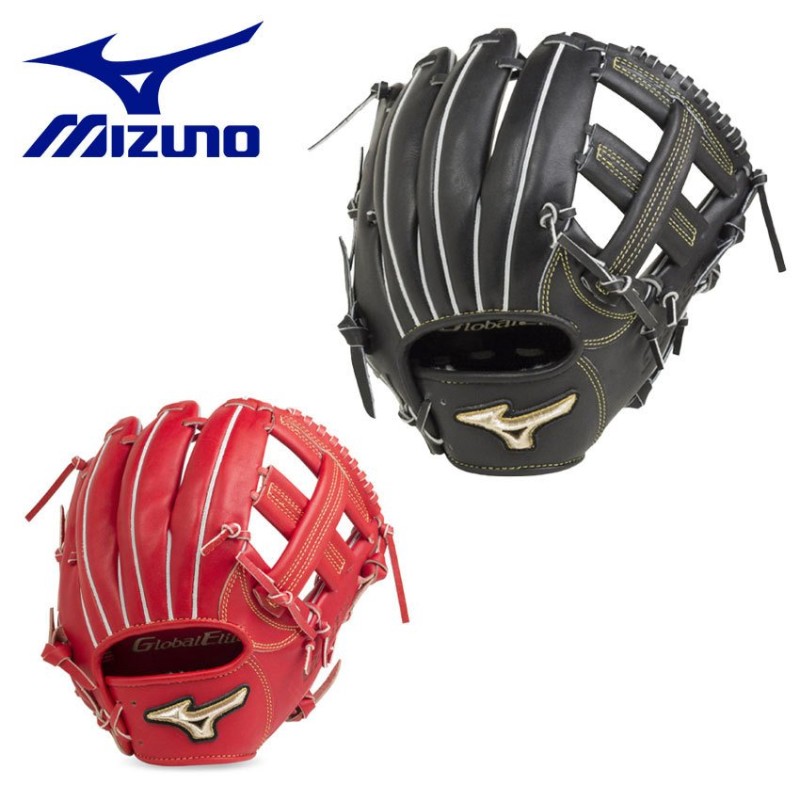 ミズノ グローブ 硬式用 グローバルエリート Hセレクション インフィニティ MIZUNO 1AJGH20323 ブラック 黒 レッド 赤 野球 一般  通販 LINEポイント最大0.5%GET | LINEショッピング