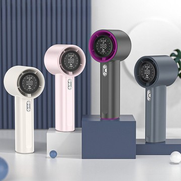 暴力風扇 渦輪風扇 高速風扇 手持風扇東南亞熱銷S001手持高速小風扇usb充電100檔數顯迷你渦輪暴力風扇