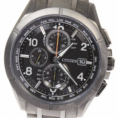 【良品】シチズン　アテッサ　電波ソーラー　エコドライブ ☆良品【CITIZEN】シチズン アテッサ エコドライブ AT8166-59E