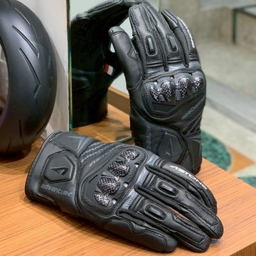 『新兄弟帽店』實體店面 免運✨現貨 Astone LC60 黑黑 皮革防摔手套 觸控螢幕 手腕處加長 通風夏季可用