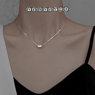 两件9.9折🔥臺灣出貨🔥可開發票✅相思豆～氣質網紅豆豆項鍊女年新款簡約冷淡風百搭鎖骨鏈飾品