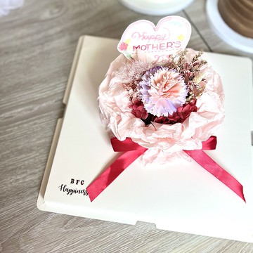 生日禮物-康乃馨擴香花蛋糕 母親節