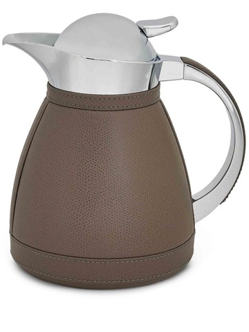 Giobagnara - Chantilly leather carafes - unisex - CALFSKIN/Chrome - One Size - Brown
