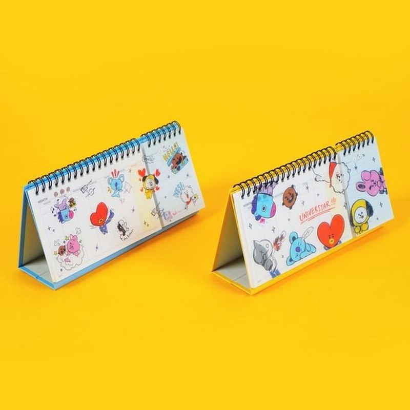 Bt21公式グッズ バンタン Bts 卓上ウィークリープランナー 2種セット 防弾少年団 韓国文房具 韓国雑貨 通販 Lineポイント最大get Lineショッピング