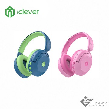 iClever BTH20 無線降噪兒童耳機藍色