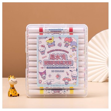 Tempo 節奏~三麗鷗易水洗雙頭丙烯筆(AC-500) 36色