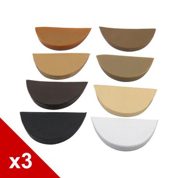 糊塗鞋匠 優質鞋材 N197 14mm後跟半月斜片 3雙