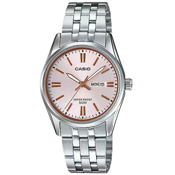 CASIO 卡西歐LTP-1335D-4AV 金屬質感玫瑰金手錶