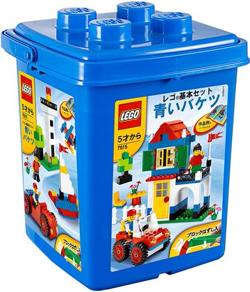 LEGO 樂高 基本套裝 藍色桶 (帶積木拆卸) 7615
